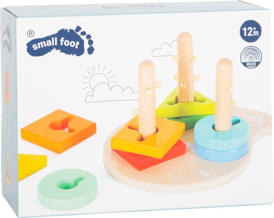 Small Foot - Shapes and Colours Motor Skills Shape-Fitting Game - Playlaan