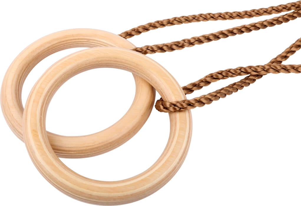 Small Foot - Wooden Gymnastics Rings - Playlaan