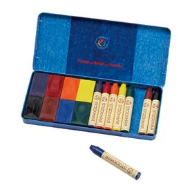 Stockmar - Combi 8 stiftjes + 8 blokjes - blik - Playlaan
