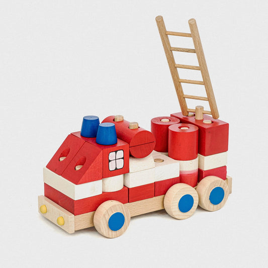 Tarnawa Toys - Brandweermotor klein - Playlaan