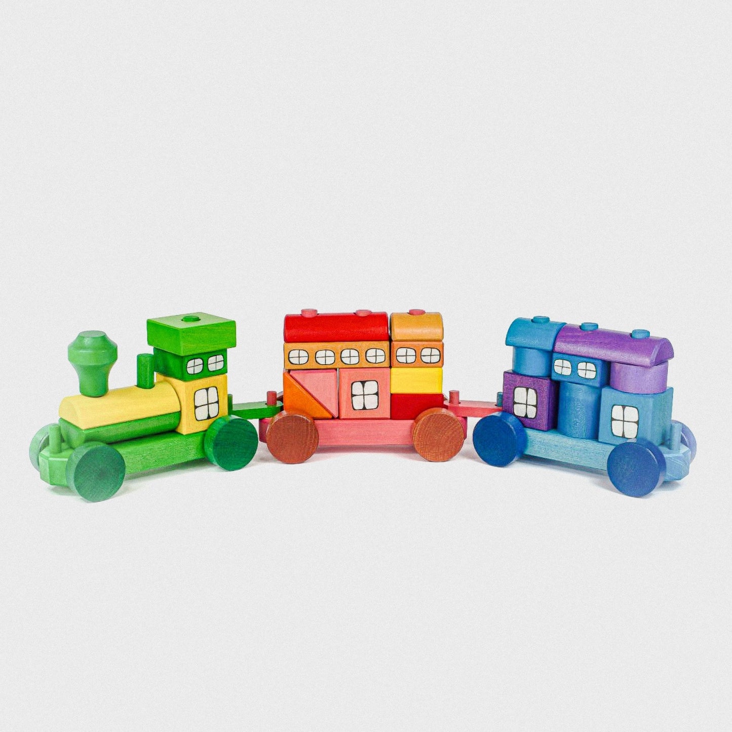 Tarnawa Toys - Trein groot kleurrijk - Playlaan