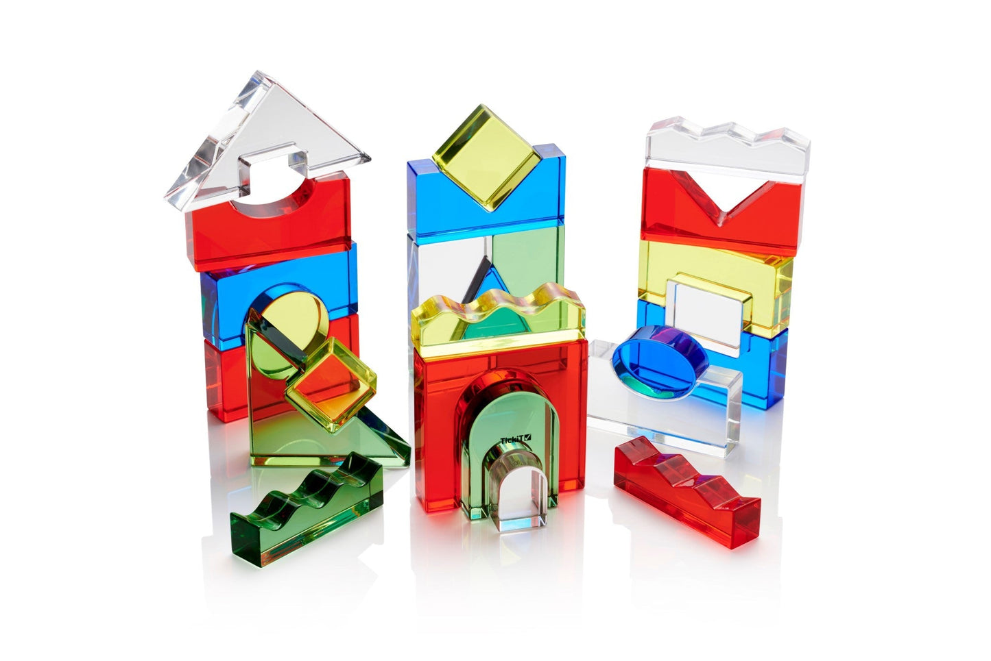 Tickit - Colour Crystal Block Set Pk25 - Playlaan