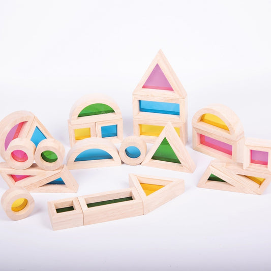 Tickit - Rainbow Block Set - Sensorische Blokken 24st - Playlaan