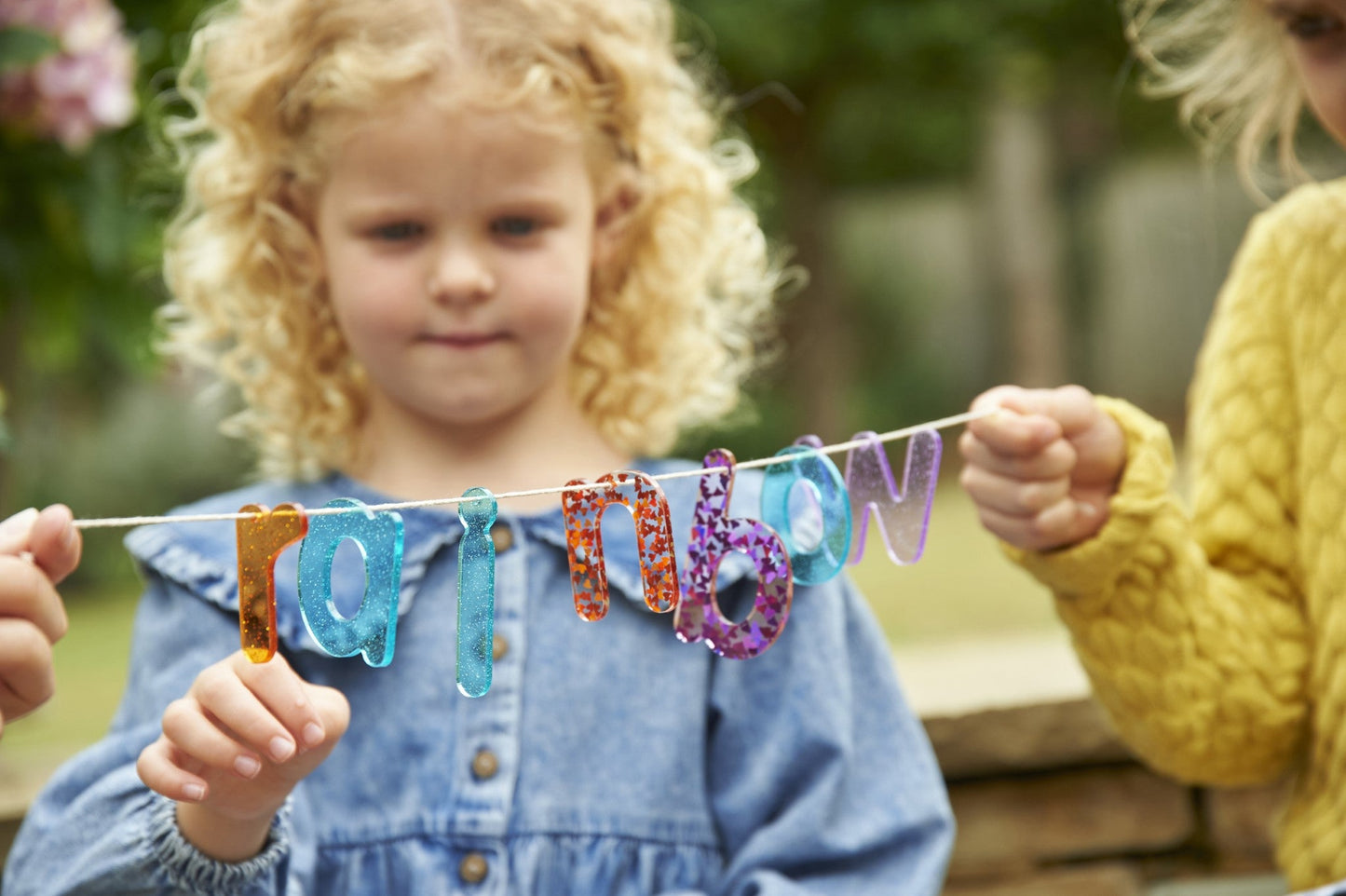 Tickit - Rainbow Glitter Letters 7Cm - Playlaan