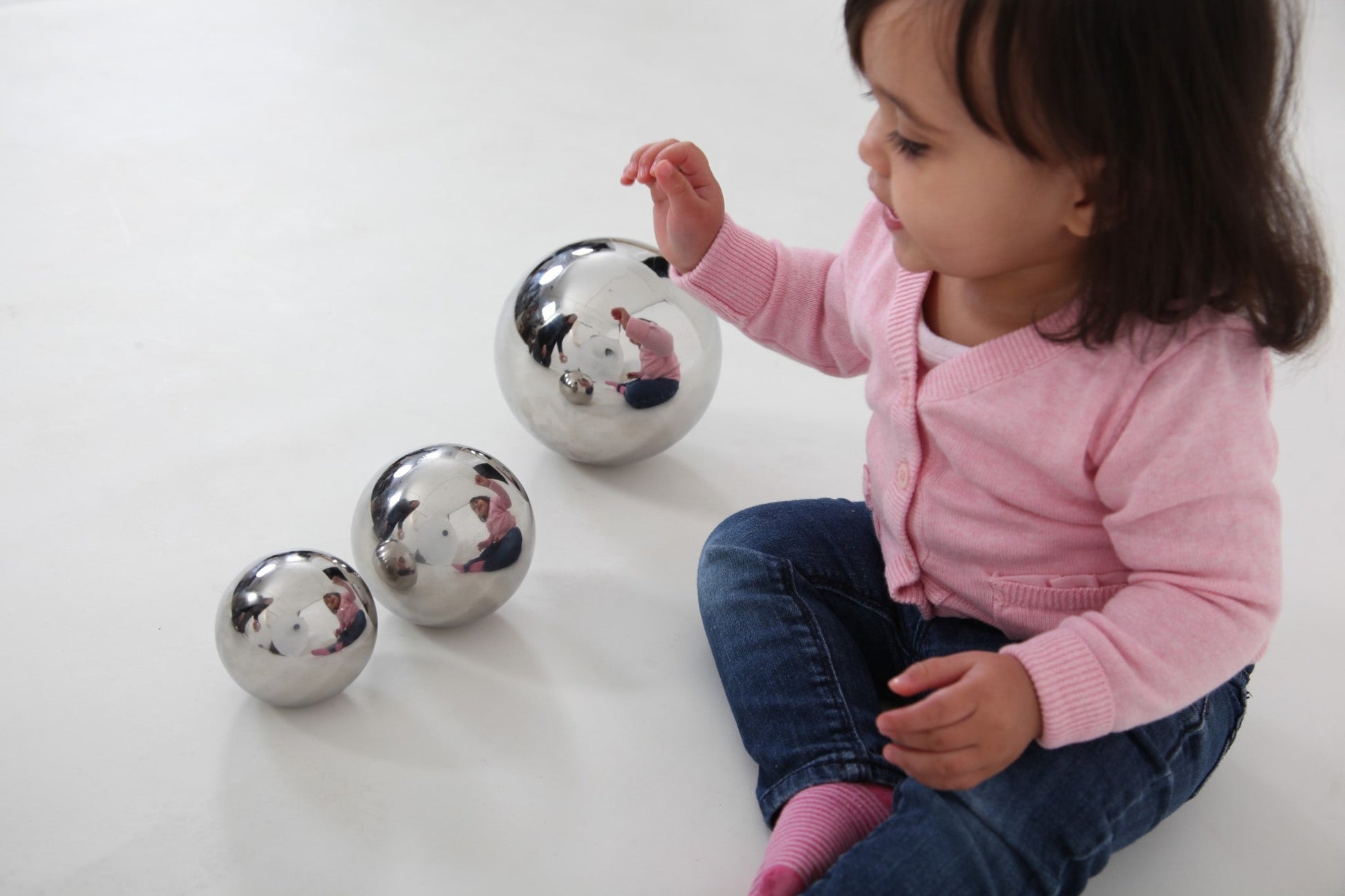 Tickit - Sensory Reflective Silver Balls - Playlaan