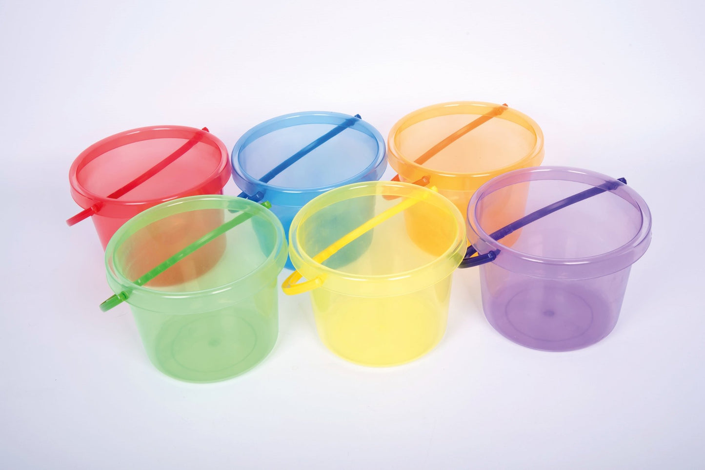 Tickit - Translucent Colour Bucket 6-delig - Playlaan