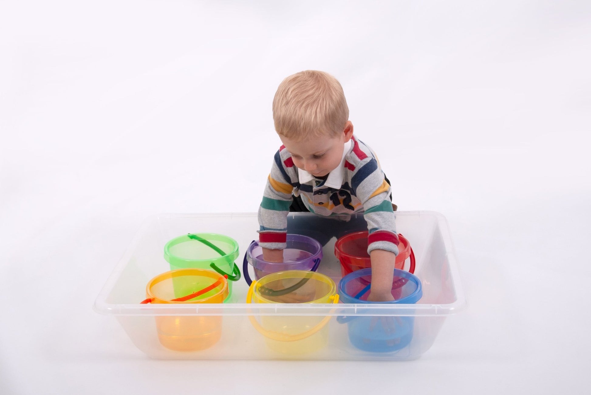 Tickit - Translucent Colour Bucket 6-delig - Playlaan