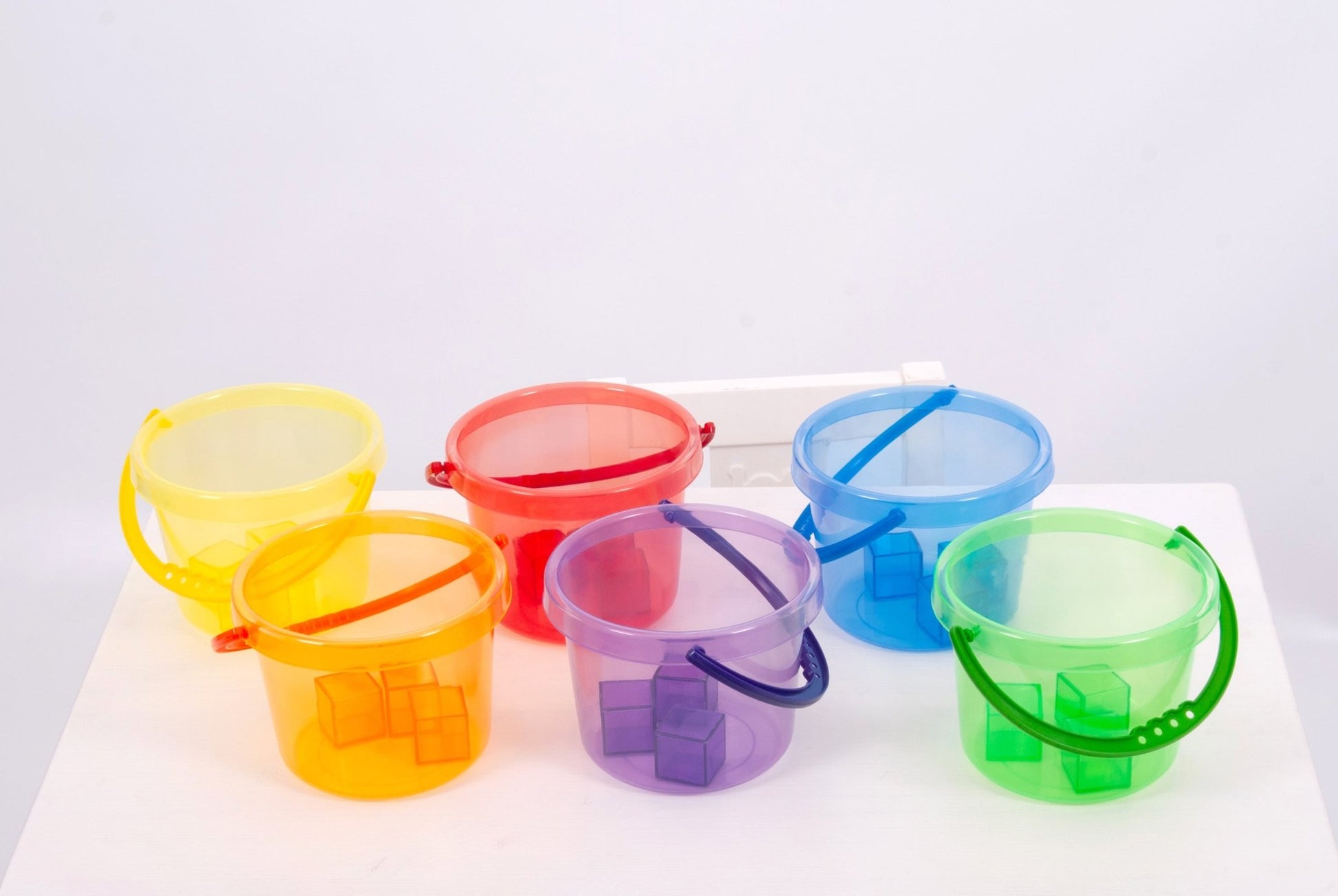 Tickit - Translucent Colour Bucket 6-delig - Playlaan