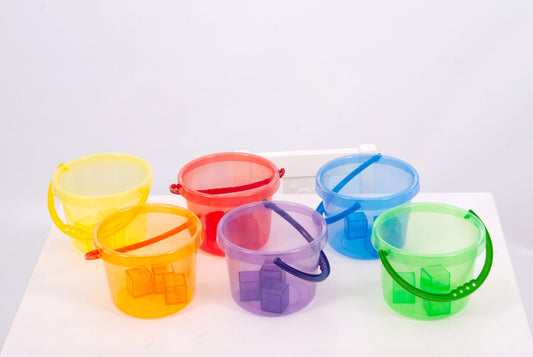 Tickit - Translucent Colour Bucket 6-delig - Playlaan