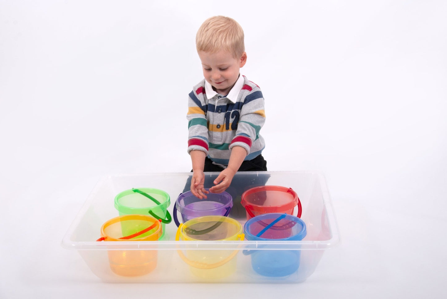 Tickit - Translucent Colour Bucket 6-delig - Playlaan