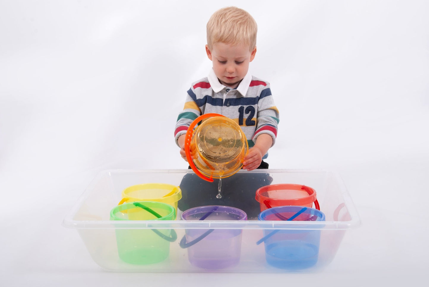 Tickit - Translucent Colour Bucket 6-delig - Playlaan