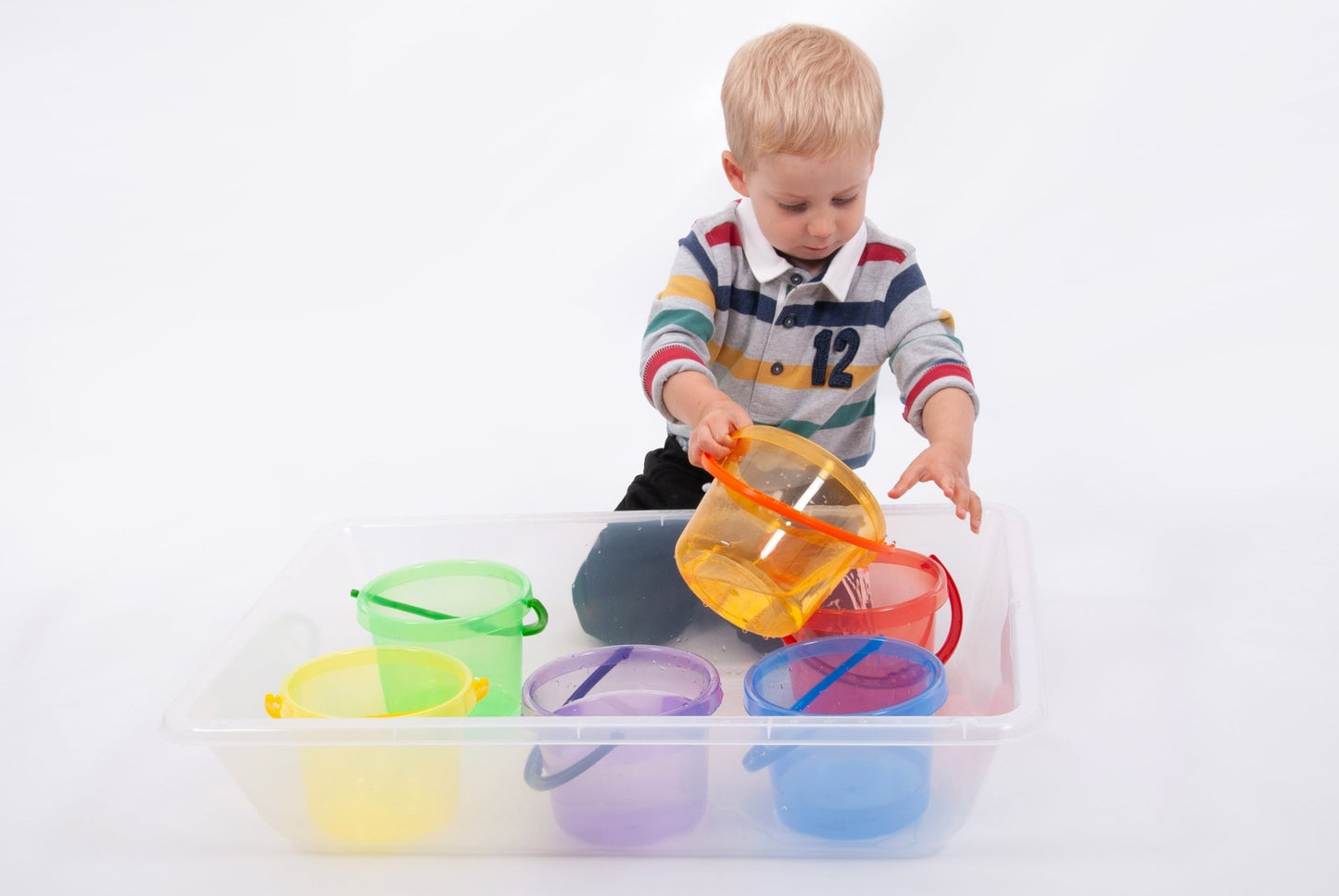 Tickit - Translucent Colour Bucket 6-delig - Playlaan