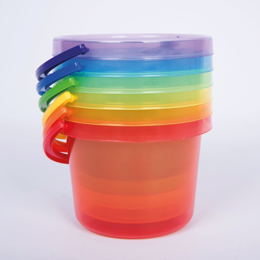 Tickit - Translucent Colour Bucket 6-delig - Playlaan