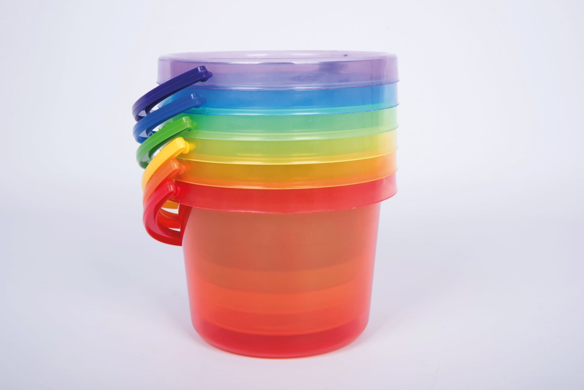 Tickit - Translucent Colour Bucket 6-delig - Playlaan