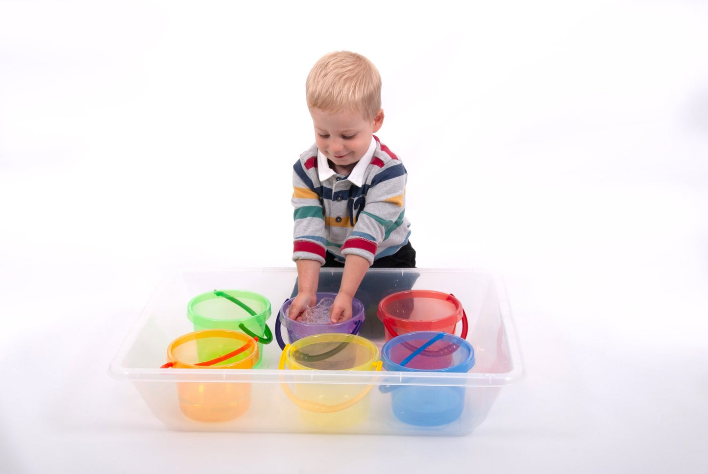 Tickit - Translucent Colour Bucket 6-delig - Playlaan