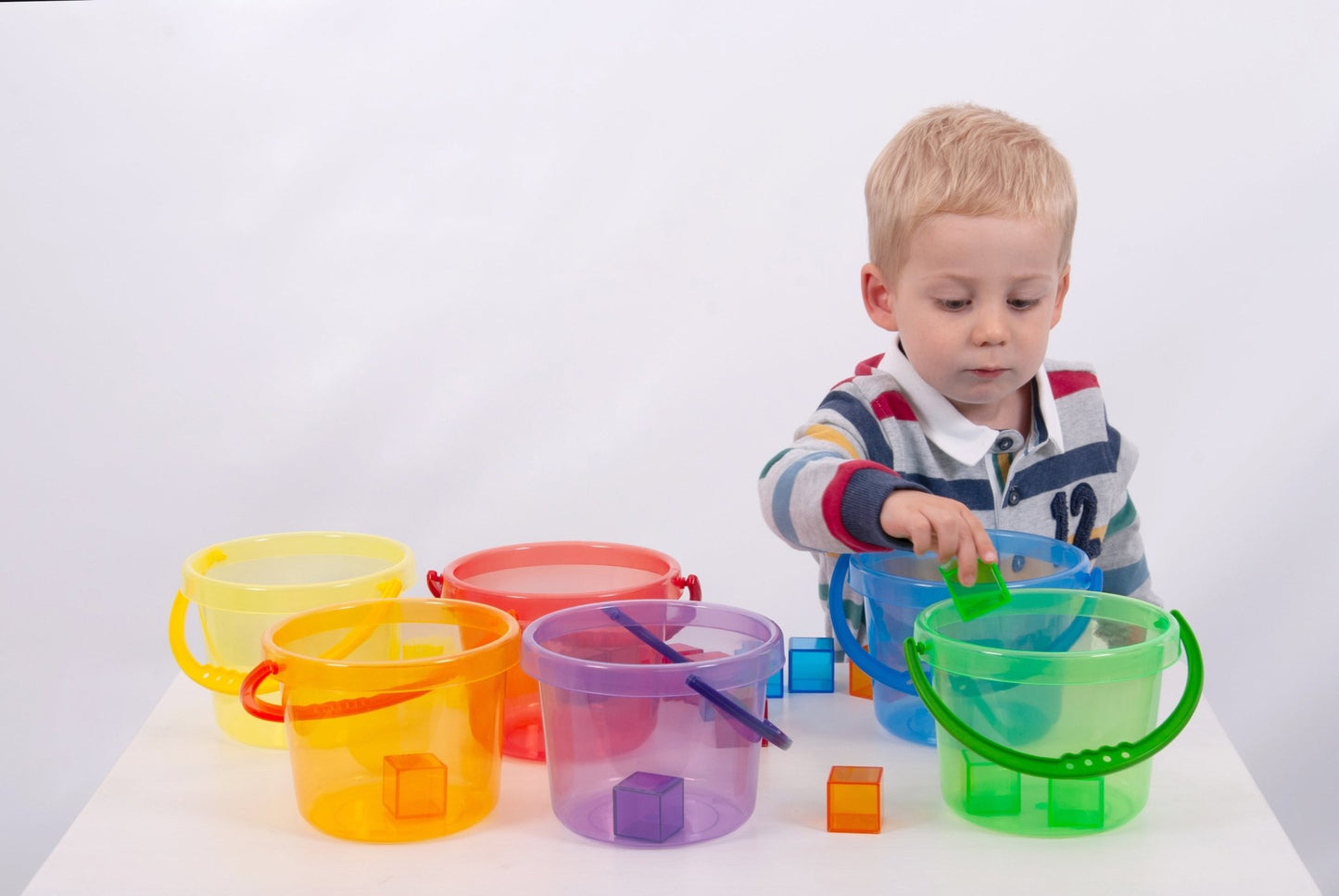 Tickit - Translucent Colour Bucket 6-delig - Playlaan