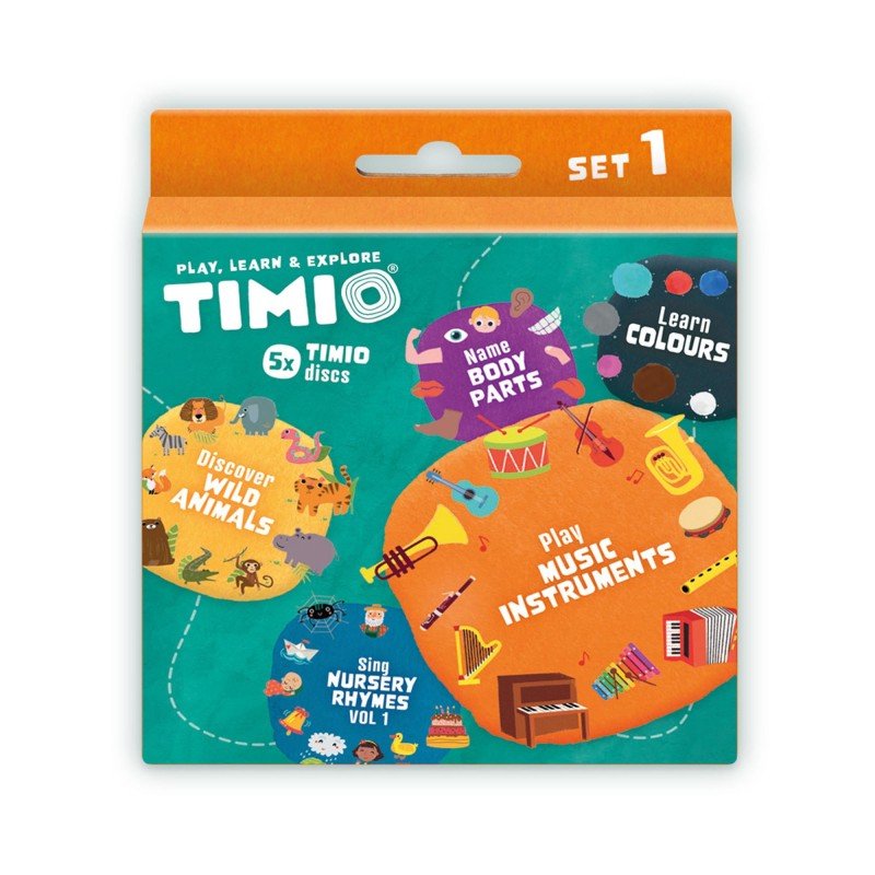 TIMIO - Disc Pack No 1 - uitbreiding set van 5 - Playlaan