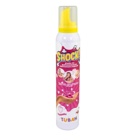 Tuban - SHOCK! - Multisensorische schuimgel - Strawberry Geur 200ml - Playlaan