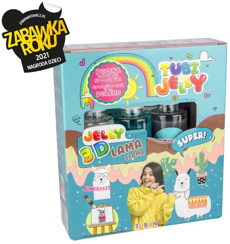 Tuban - Tubi Jelly Set met 3 kleuren - Llama - Playlaan