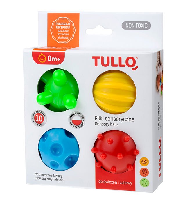 Tullo - Sensorische ballen 4 stuks - Playlaan