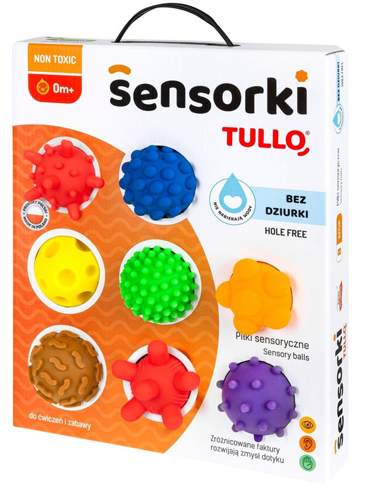 Tullo - Sensorische ballen 8 stuks - zonder gaatjes! - Playlaan