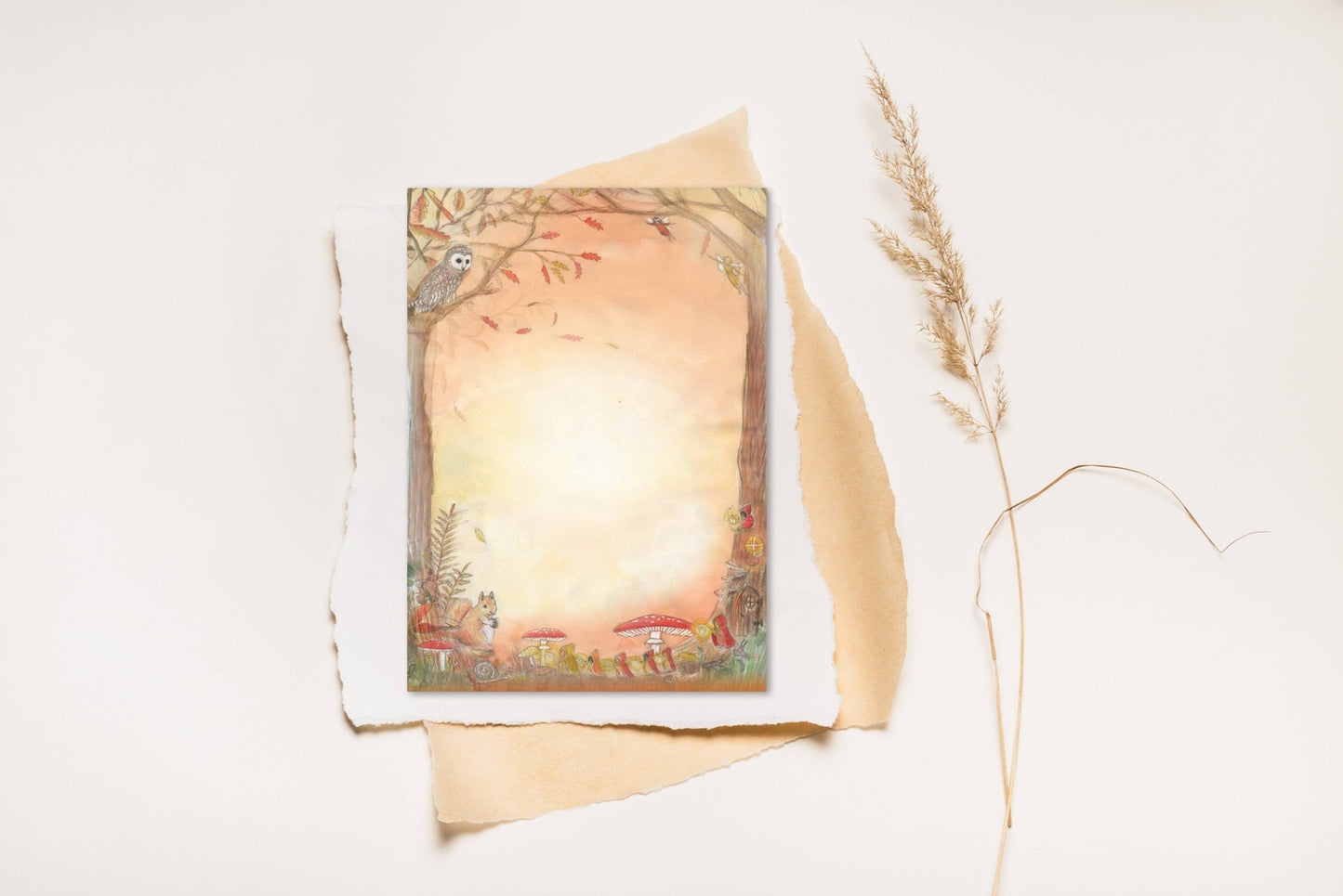 Wilded Family - Wild Autumn Note paper sets - Playlaan