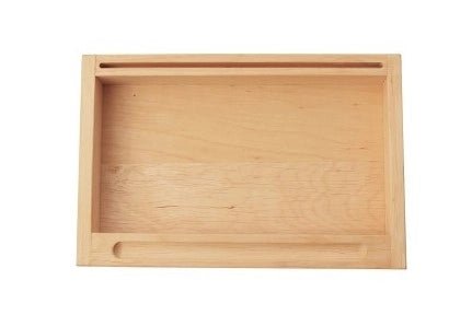 Wooden Story - Montessori 1 Part Stand Tray with Flash-Card Holder - Playlaan