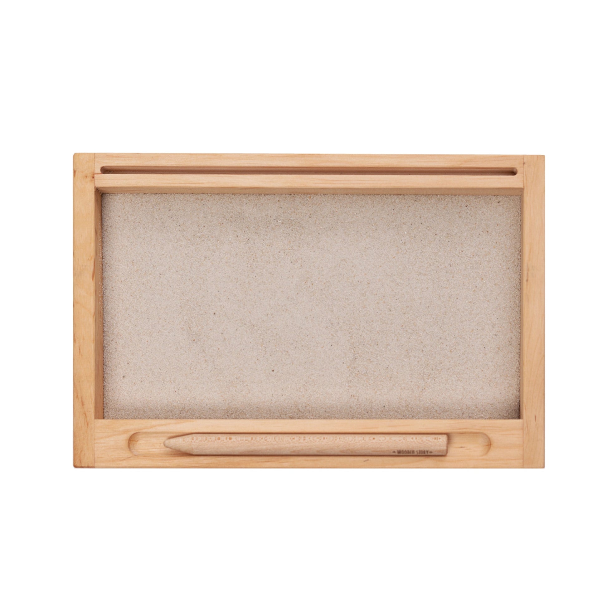 Wooden Story - Montessori 1 Part Stand Tray with Flash-Card Holder - Playlaan