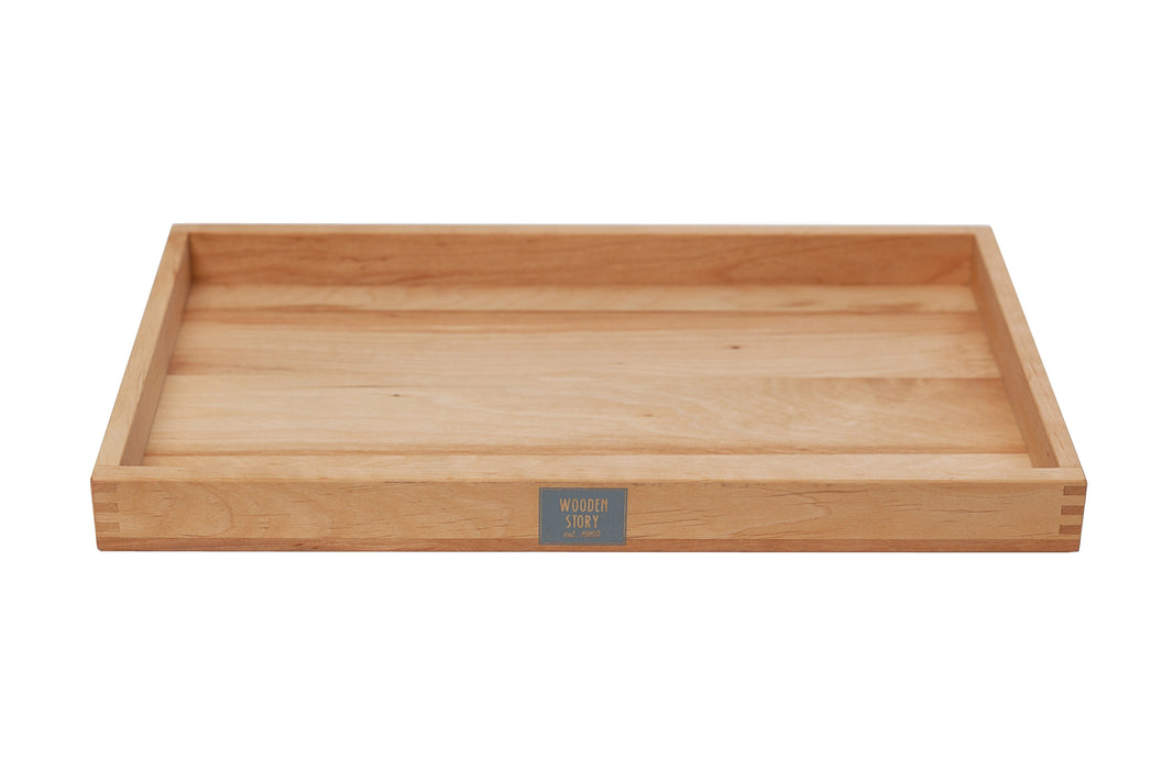 Wooden Story - Montessori Work Tray low and large for individual work - Playlaan