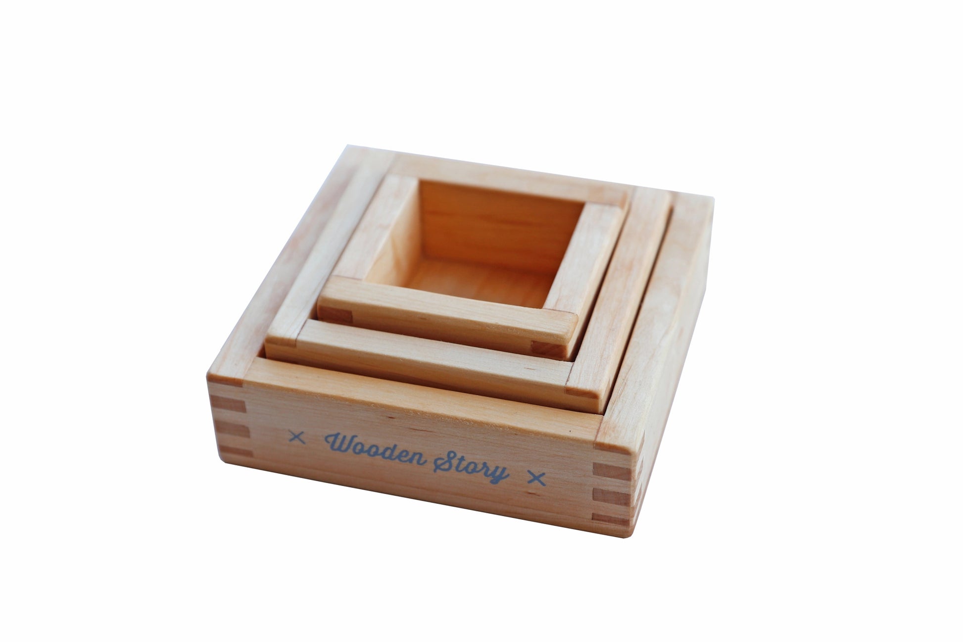 Wooden Story - Sorting Square Trays - Playlaan
