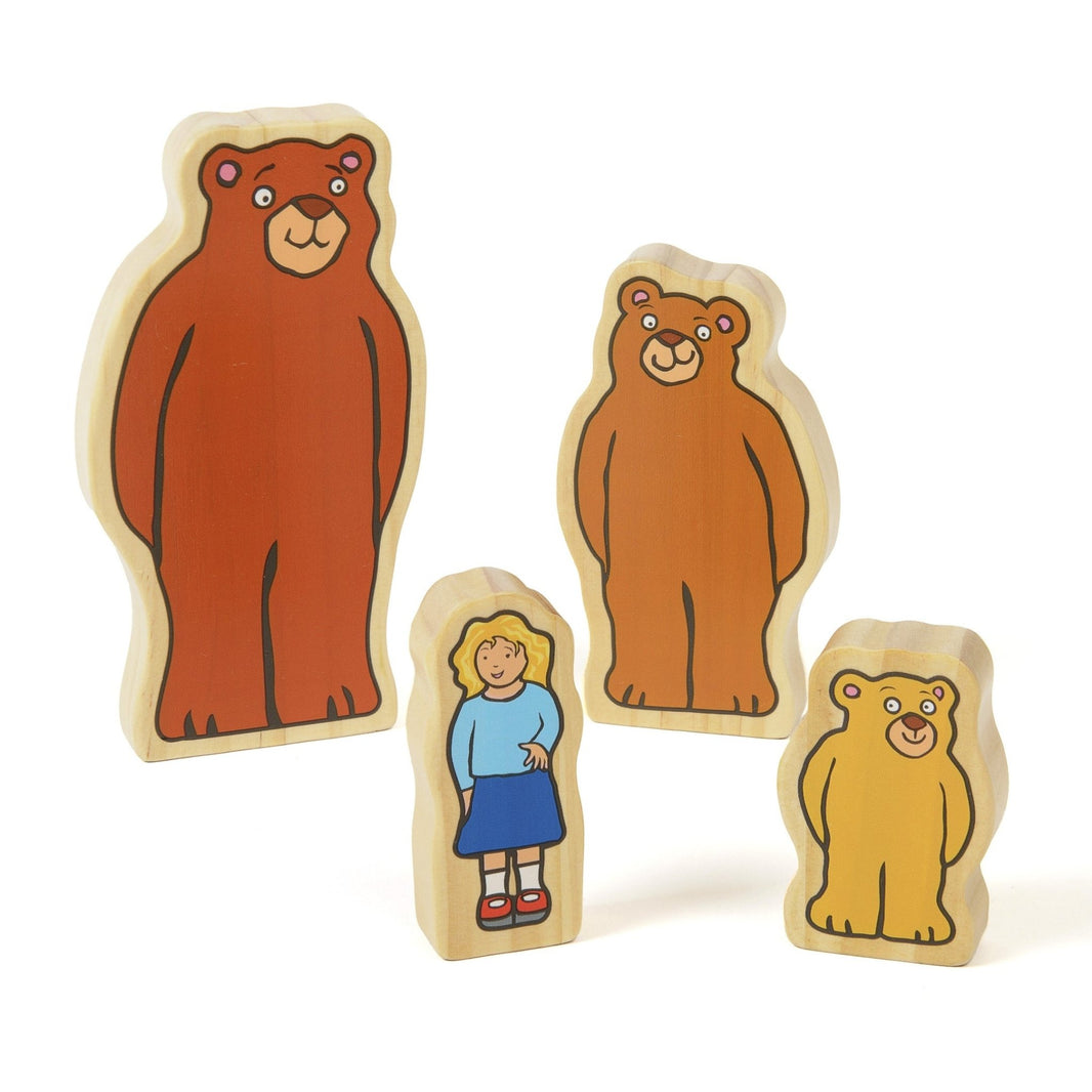 Yellow Door - Goldilocks and the Three Bears Wooden Characters (FSC) - Playlaan