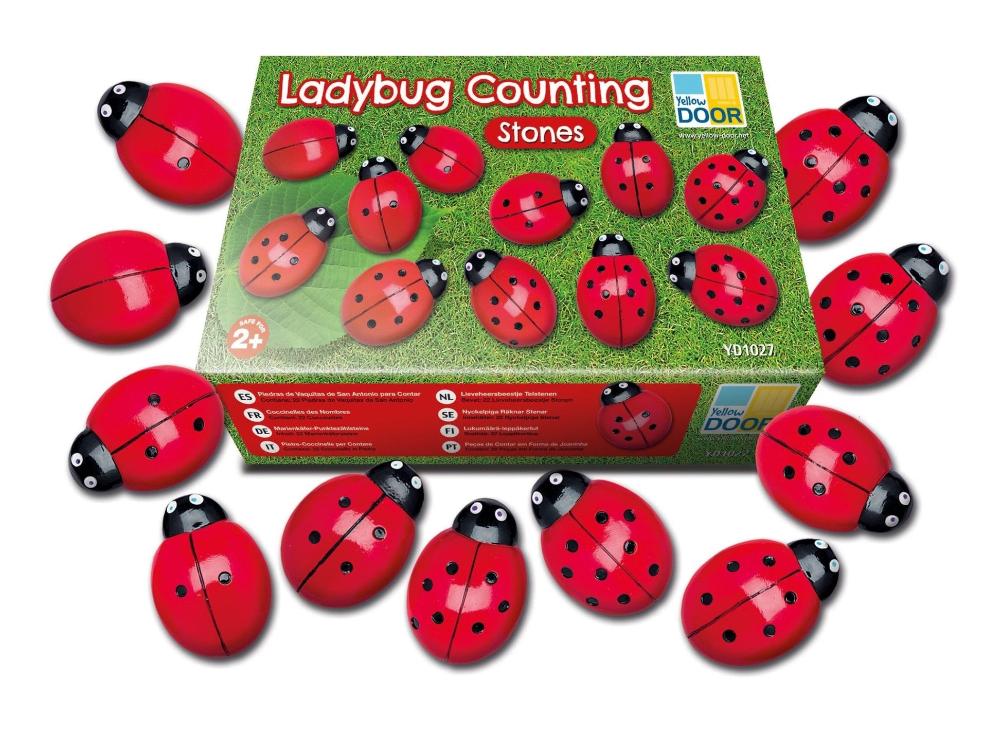 Yellow Door - Ladybug Counting Stones - Playlaan