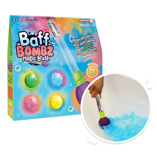 Zimpli Kids - Baff Bombz Magic Brush Bath Bomb Painting Bath Toy - Playlaan