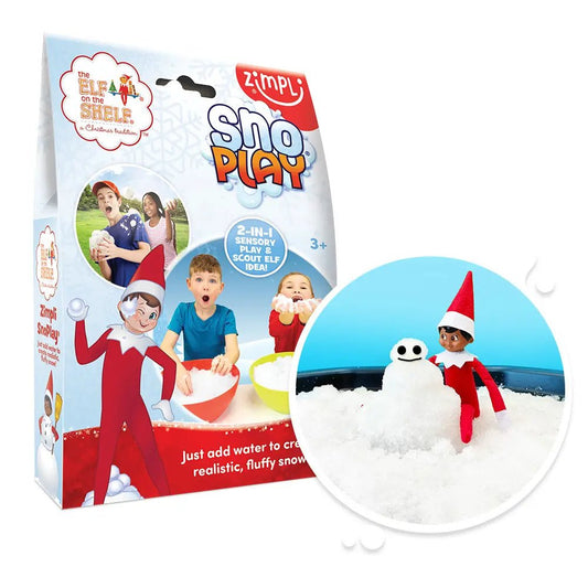 Zimpli Kids - Elf on the Shelf Sensorische Sneeuwspel - 2 in 1 Scout Elf - Playlaan