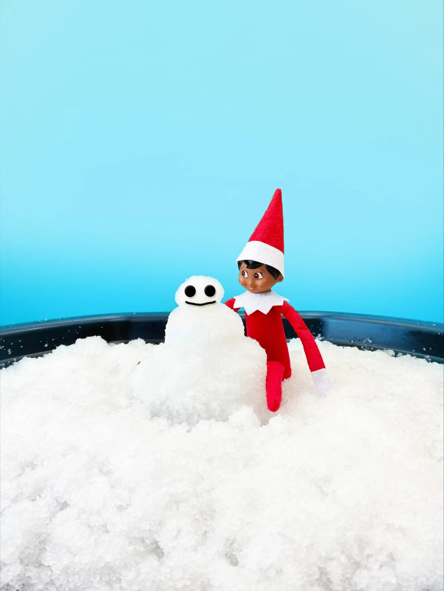 Zimpli Kids - Elf on the Shelf Sensorische Sneeuwspel - 2 in 1 Scout Elf - Playlaan