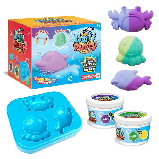 Zimpli Kids - Floating Baff Putty Stretch Mould Colour Changing - Playlaan