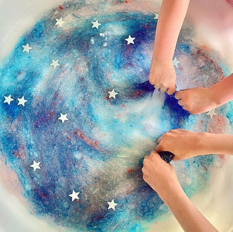 Zimpli Kids - Galaxy Slime Play - Experimental DIY Crackling Kids Slime Toy - Playlaan