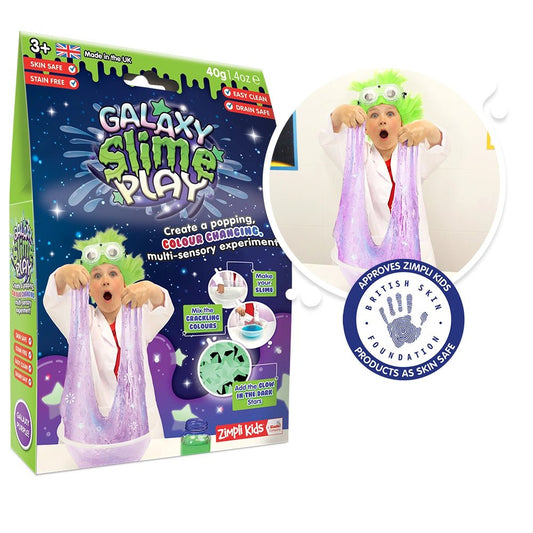Zimpli Kids - Galaxy Slime Play - Experimental DIY Crackling Kids Slime Toy - Playlaan