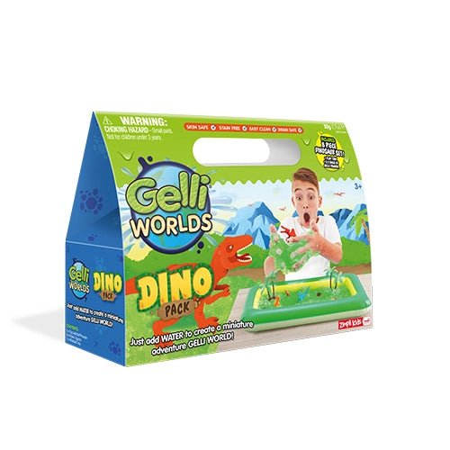 Zimpli Kids - Gelli Worlds - Dino World Imaginative Adventure Sensory Toy - Playlaan