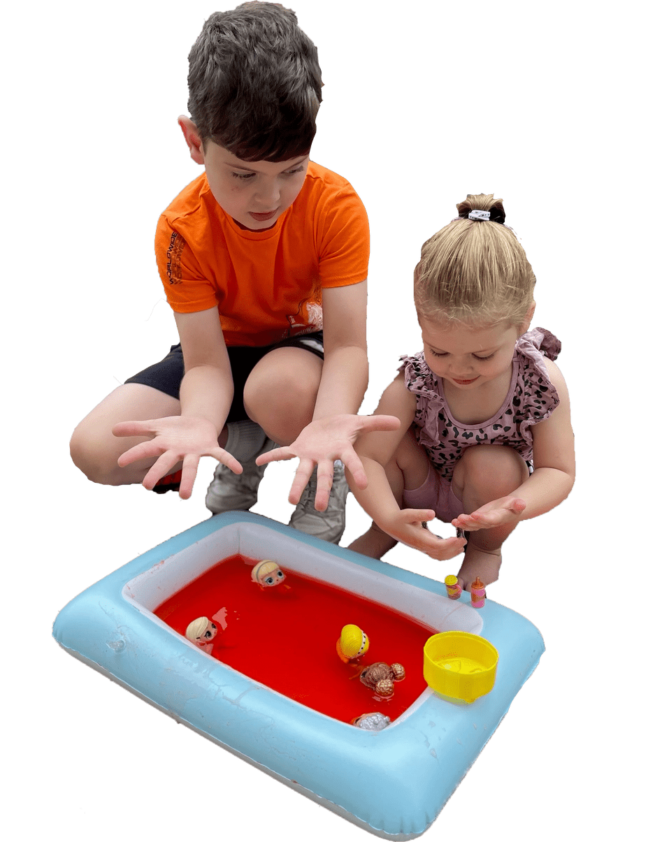 Zimpli Kids - Inflatable Play Tray children’S Sandbox Portable / Messy Play - Playlaan