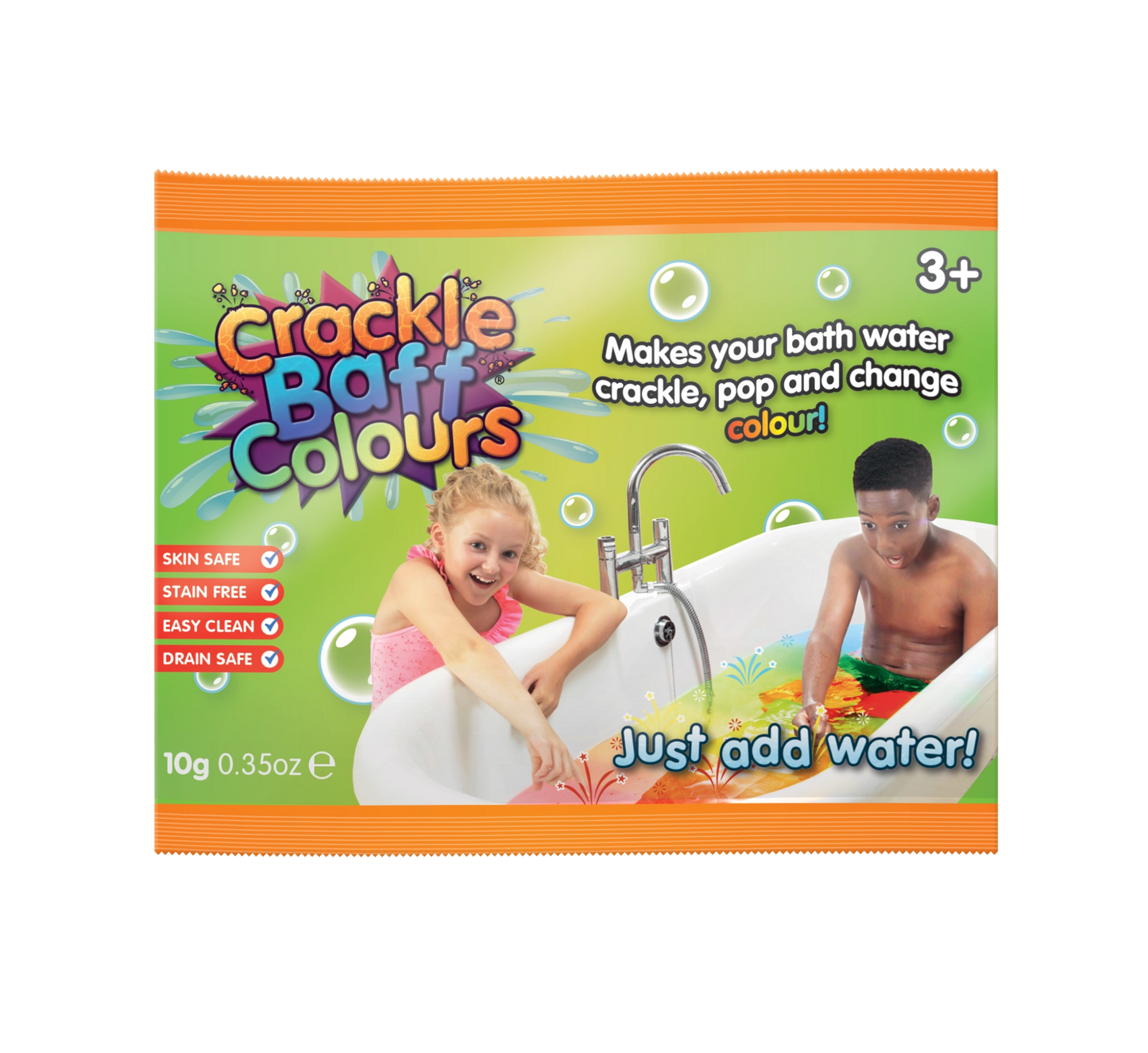 Zimpli Kids - Sensory DIY Colourful Crackle Baff - Sensorische bad spel - Playlaan