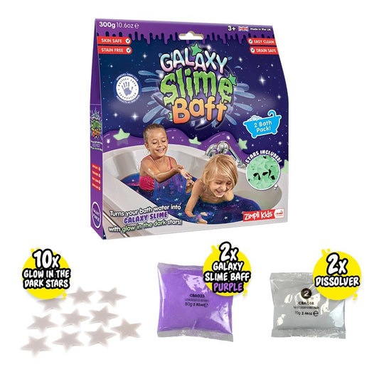 Zimpli Kids - Young Explorer Galaxy Slime Baff Kids Sensory Bath Toy - Playlaan